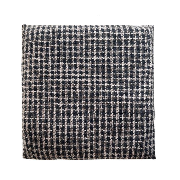 denis colomb Cashmere Cushion Cover Black + Natural White