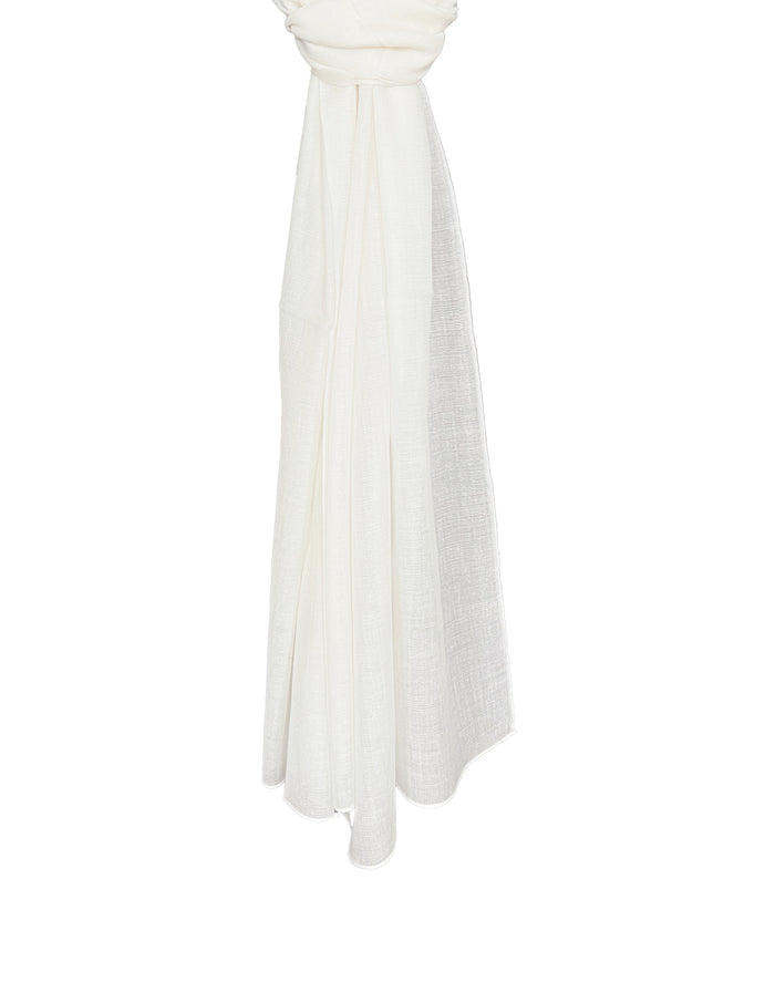 Denis Colomb Cashmere Cloud Stole Cream Pink