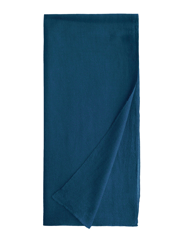 denis colomb Cashmere Cloud Stole Indigo Green
