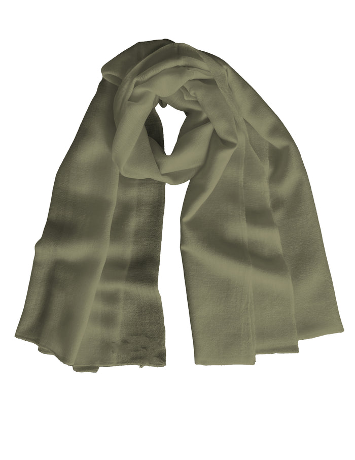 Denis Colomb Cashmere Cloud Stole Khaki