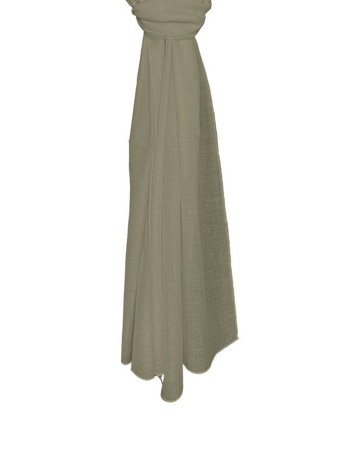 Denis Colomb Cashmere Cloud Stole Khaki