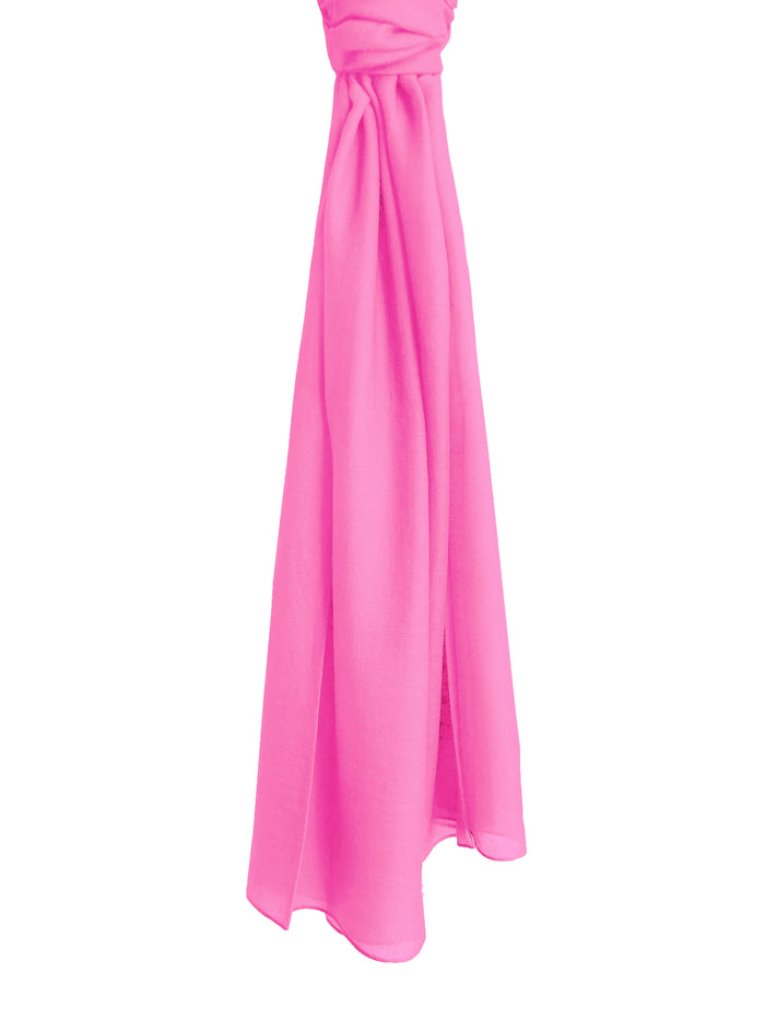 Denis Colomb Cashmere Cloud Stole Shocking Pink