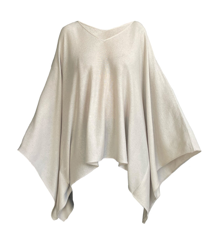 Denis Colomb Djellaba Poncho Alabaster