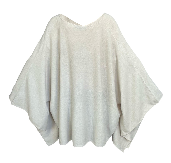 Denis Colomb Djellaba Poncho Alabaster