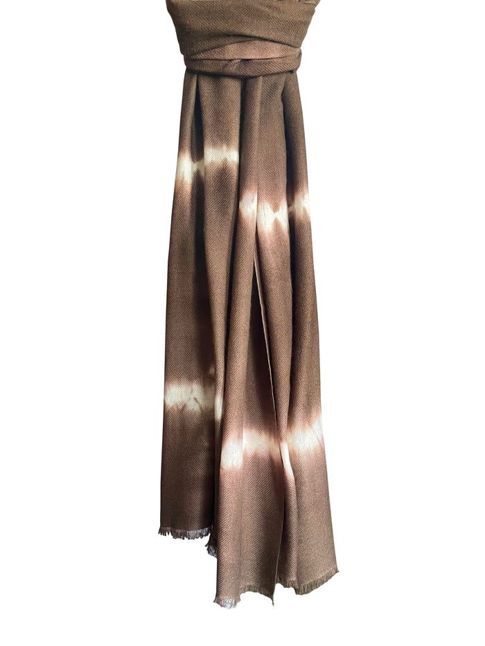Denis Colomb Etoile Tie Dye Stole Shitake
