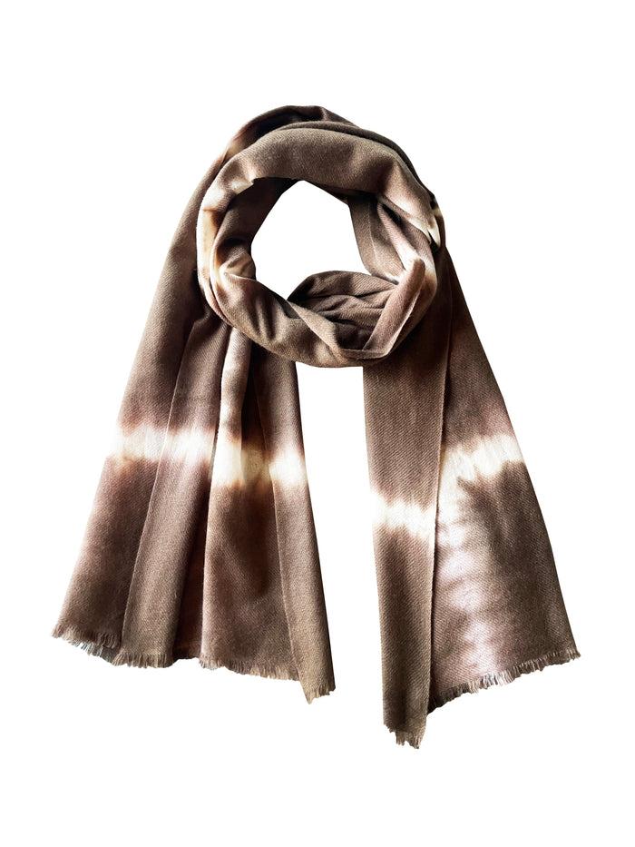 Denis Colomb Etoile Tie Dye Stole Shitake