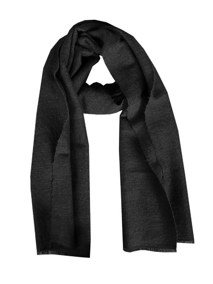 Denis Colomb Fes Scarf Black + Black
