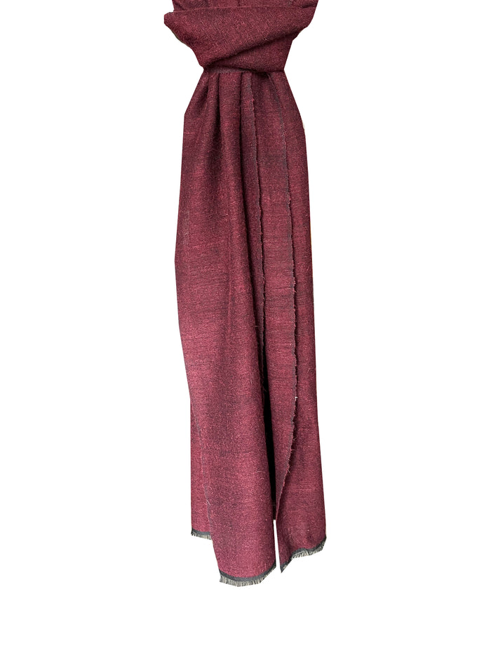 Denis Colomb Fes Scarf Black + Tibetan Red Monk