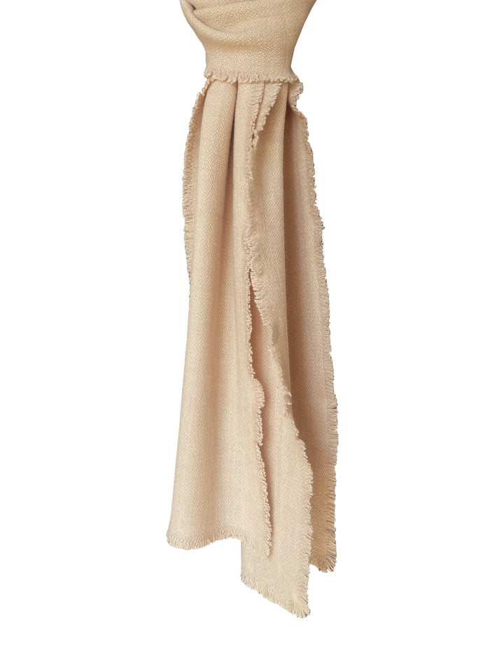 Denis Colomb Four Sided Fringe Scarf Mocha
