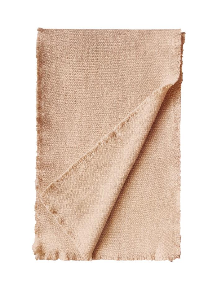 denis colomb Four Sided Fringe Scarf Mocha
