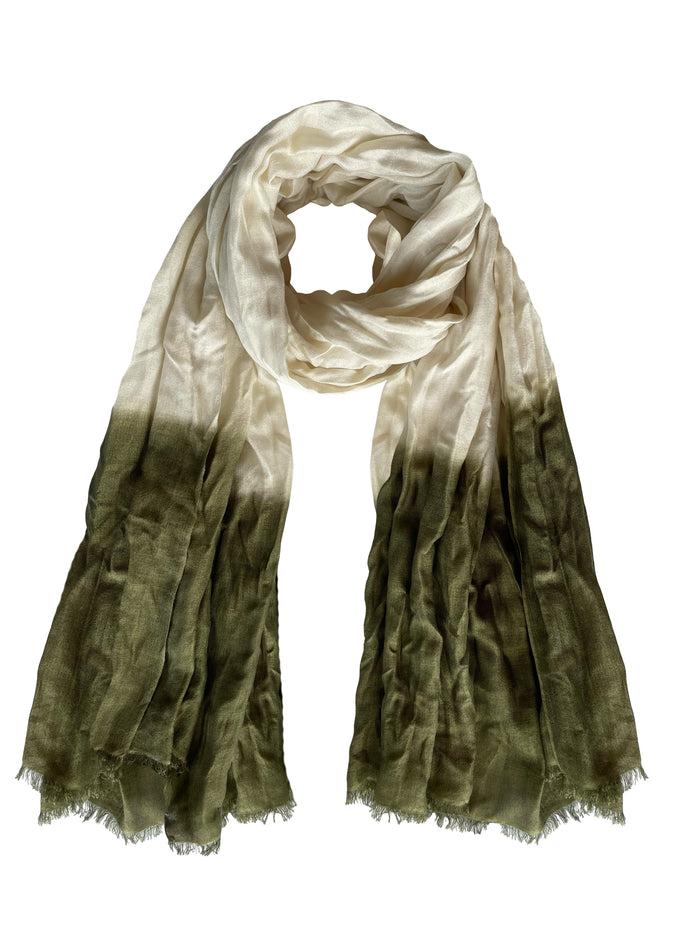 denis colomb Froisse Silk Dip Dye White+ Oliver