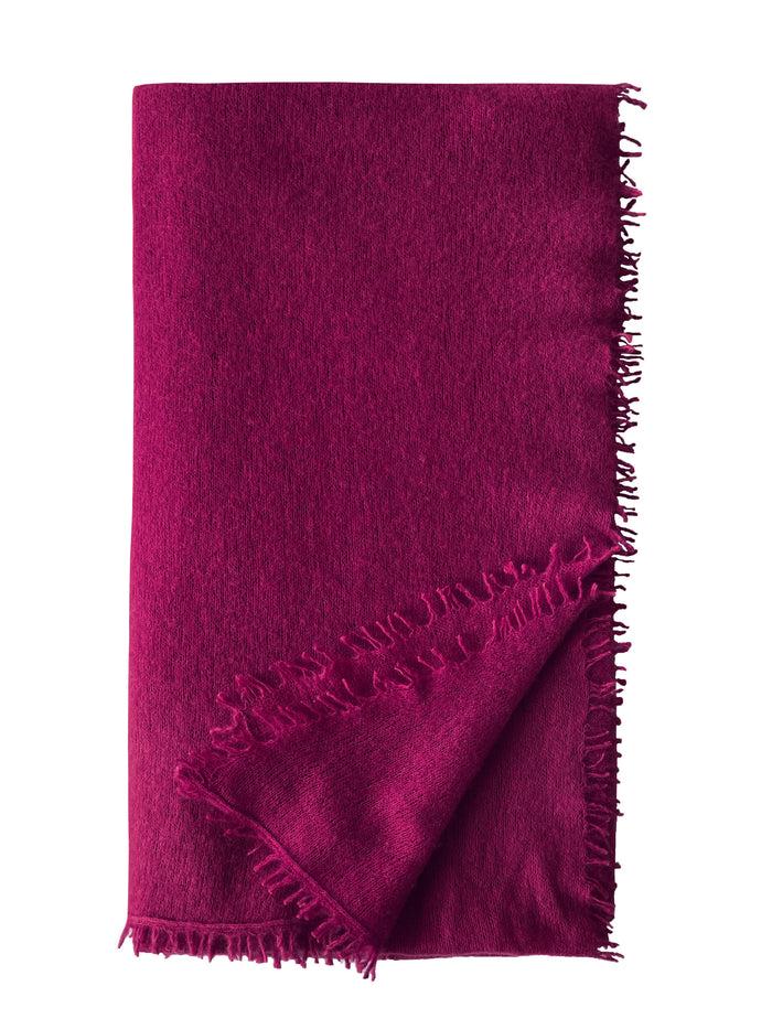 Denis Colomb Fuzzy Feutre Shawl Berry