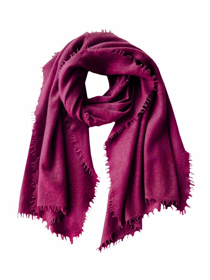 Denis Colomb Fuzzy Feutre Shawl Berry