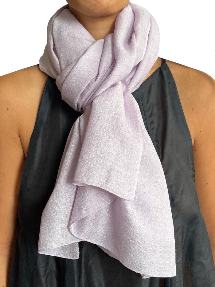 denis colomb Georgia Silk Solid Stole Evening Haze