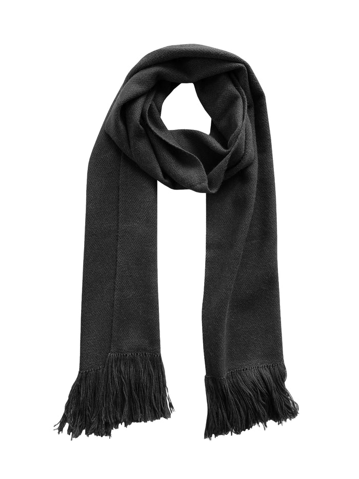 Denis Colomb Gobi Solid Scarf Black