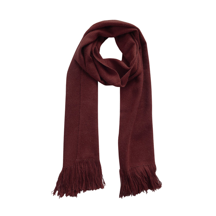 Denis Colomb Gobi Solid Scarf Tibetan Red Monk