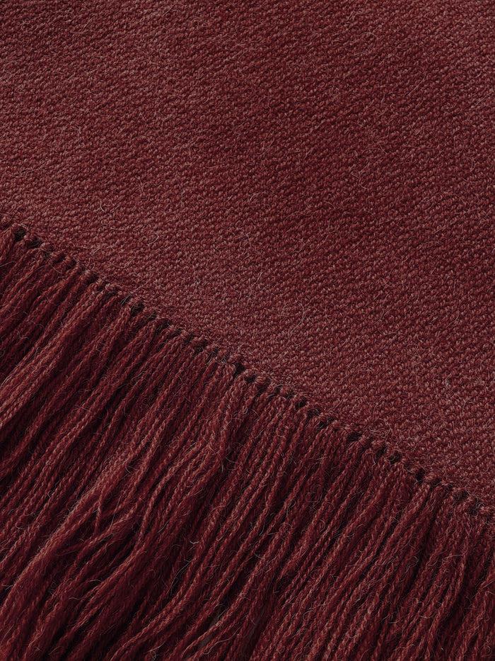 Denis Colomb Gobi Solid Scarf Tibetan Red Monk