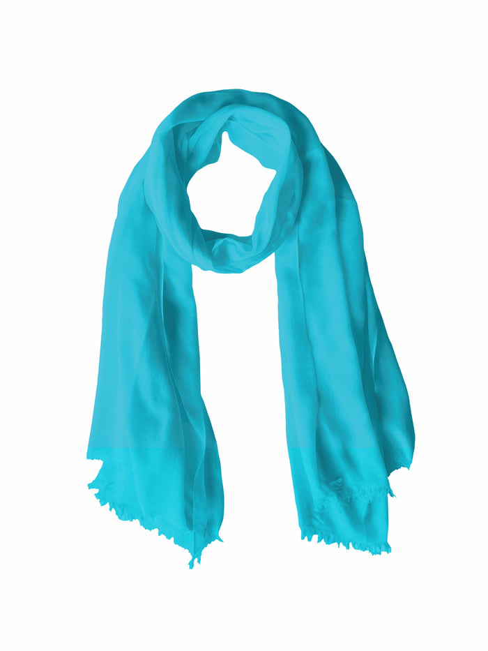 Denis Colomb Ibiza Solid Shawl Deep Turquoise