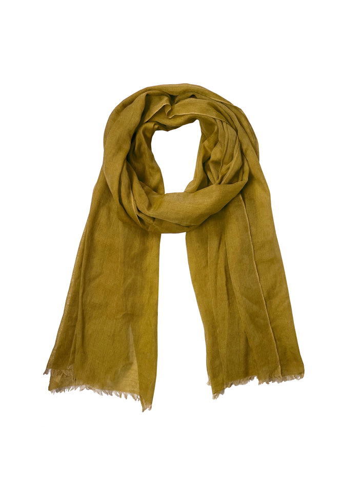 Denis Colomb Ibiza Solid Shawl Khaki