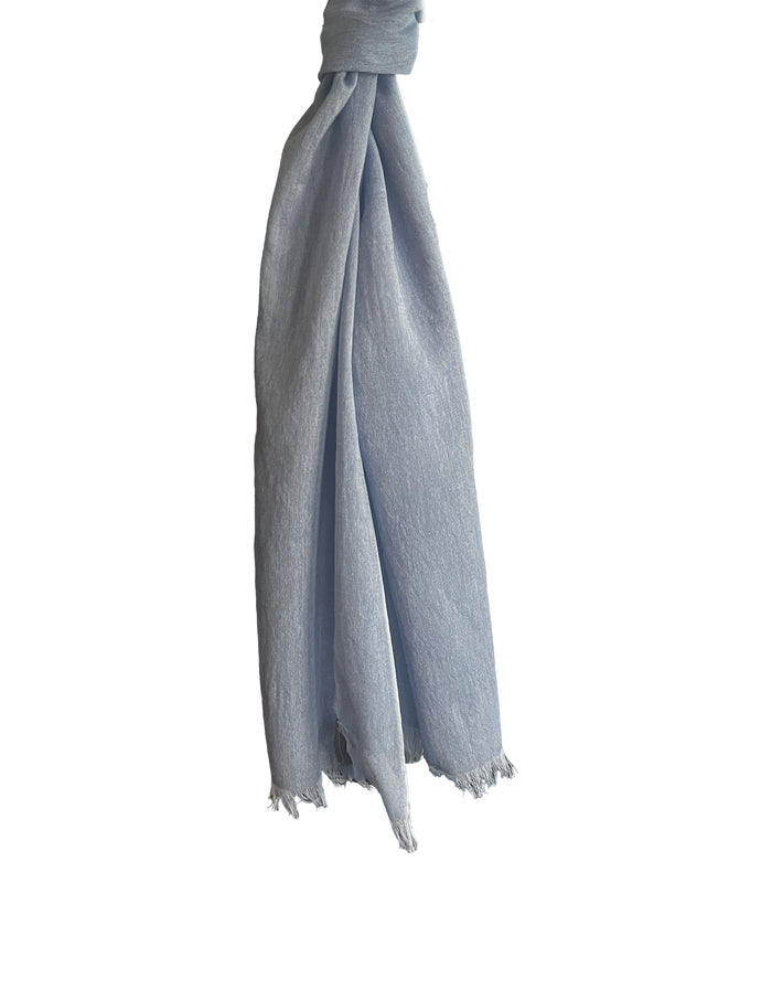 Denis Colomb Ibiza Solid Shawl Pale Sapphire