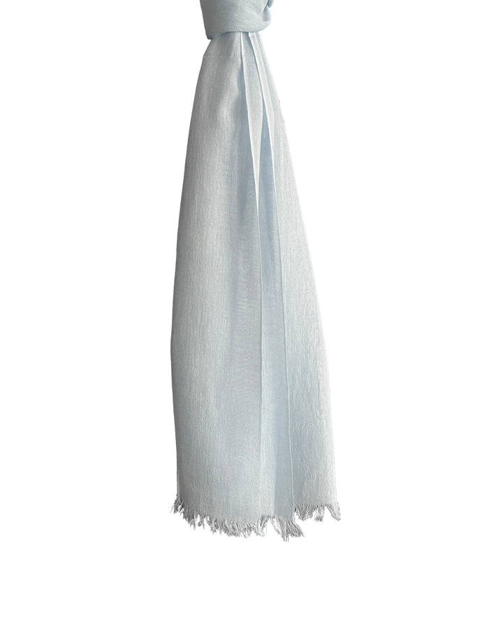 Denis Colomb Ibiza Solid Shawl Pearl Blue