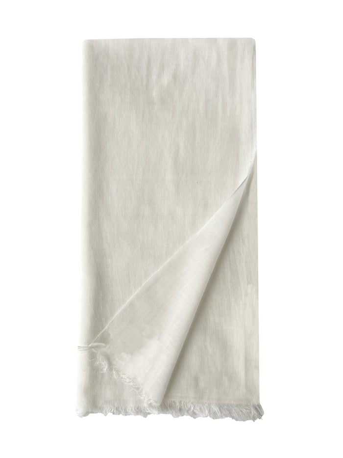 denis colomb Ibiza Solid Shawl Pure White