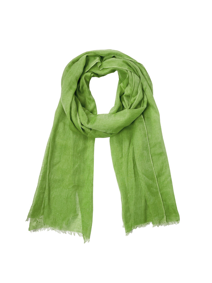 Denis Colomb Ibiza Solid Shawl Vibrant Green