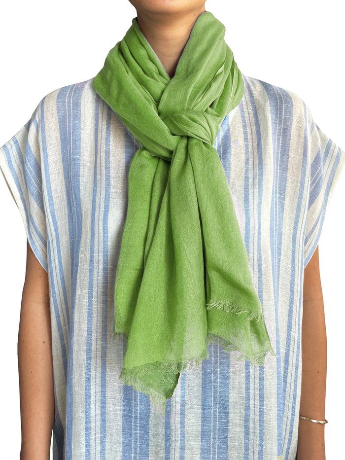 denis colomb Ibiza Solid Shawl Vibrant Green