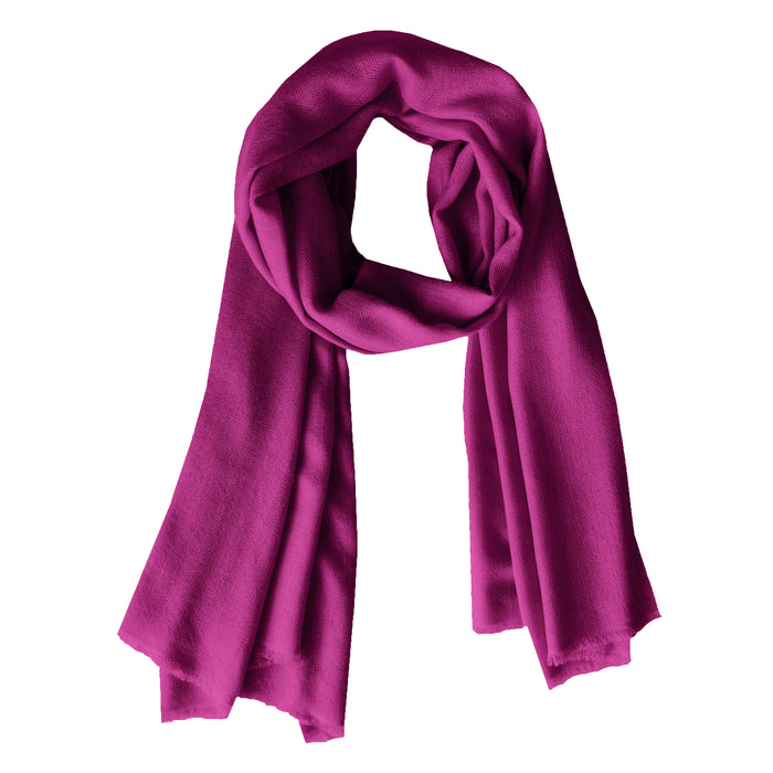 Denis Colomb Kiri Stole Crimson Red