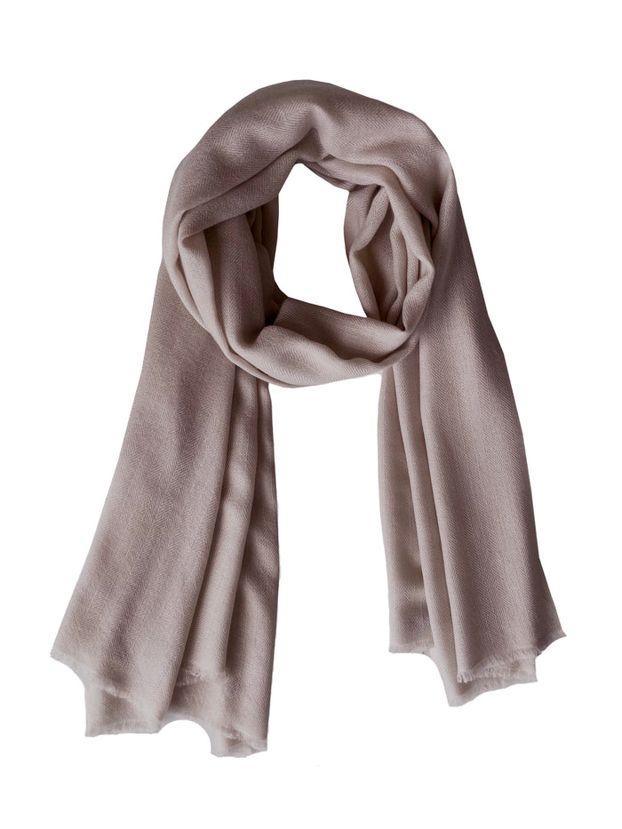 Denis Colomb Kiri Stole Dust Brown