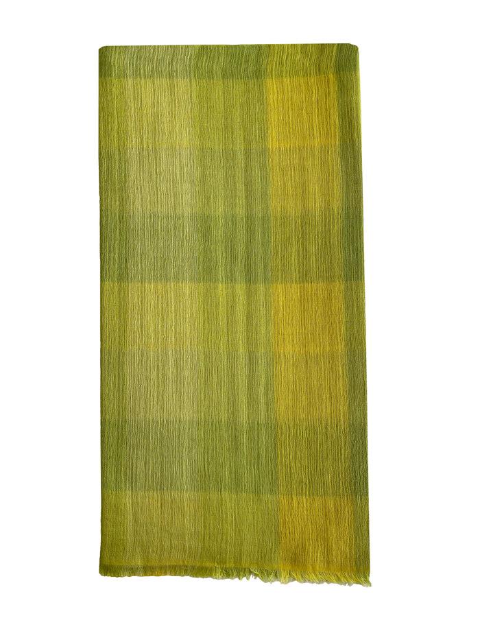 Denis Colomb Mandala Shawl Dawn Yellow + Green
