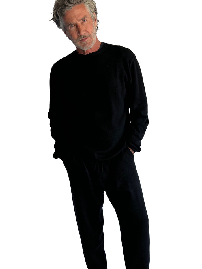 denis colomb Men's Crewneck Black