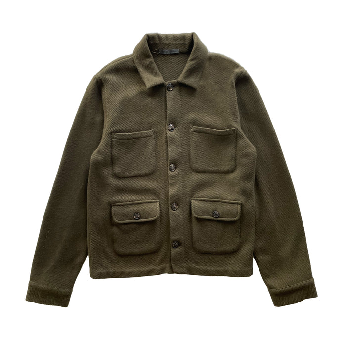 denis colomb Men's Gaucho Jacket Dark Khaki Brown