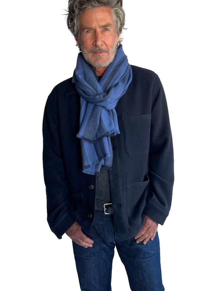 denis colomb Men's Gaucho Jacket Midnight Blue