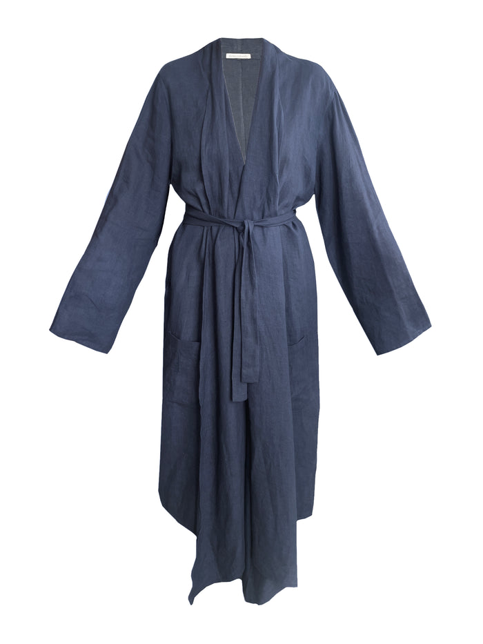 Denis Colomb Men's Nomad Coat Midnight Blue