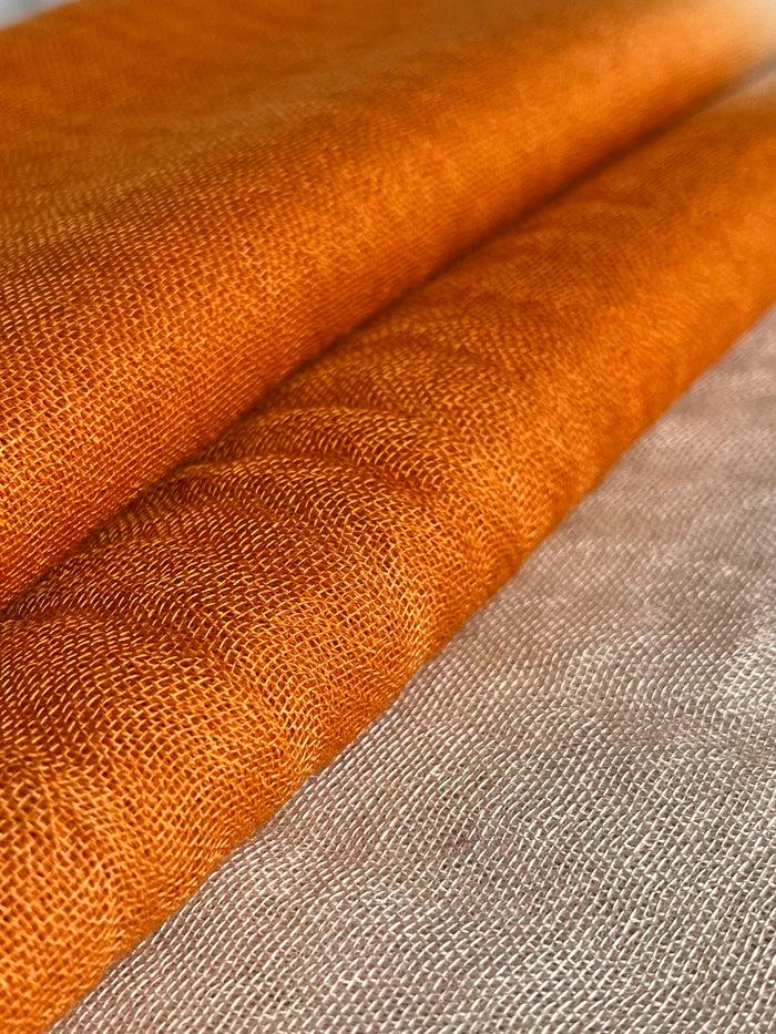 Denis Colomb Mustang Peacock Stole Sand+ Orange