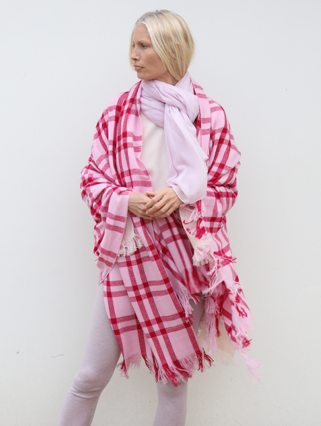 Denis Colomb Nara Blanket Lotus Pink+Shocking Pink