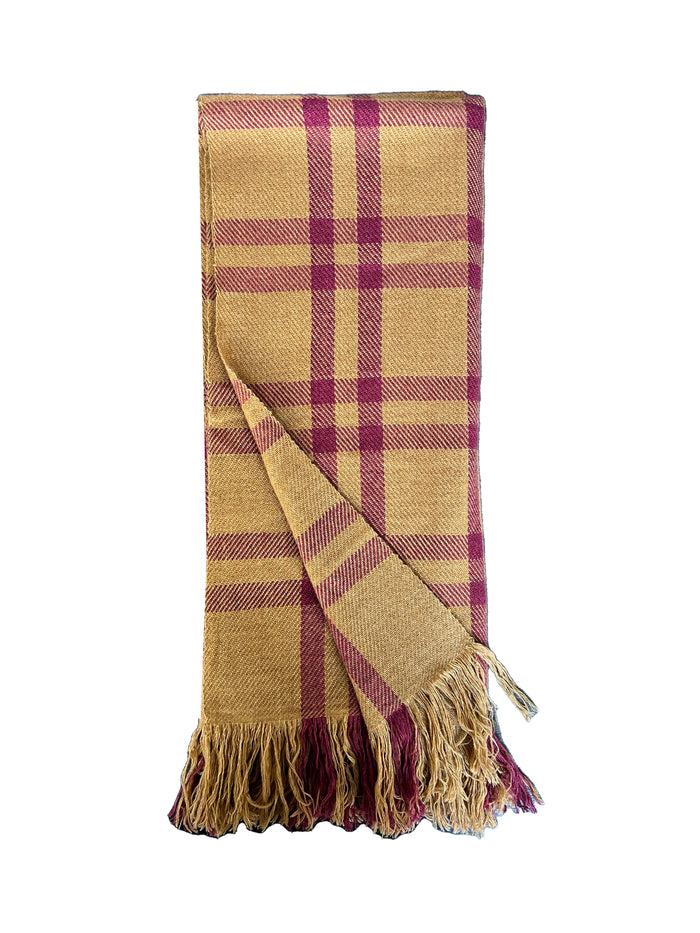 Denis Colomb Nara Stole Moutarde + Tib Red Monk