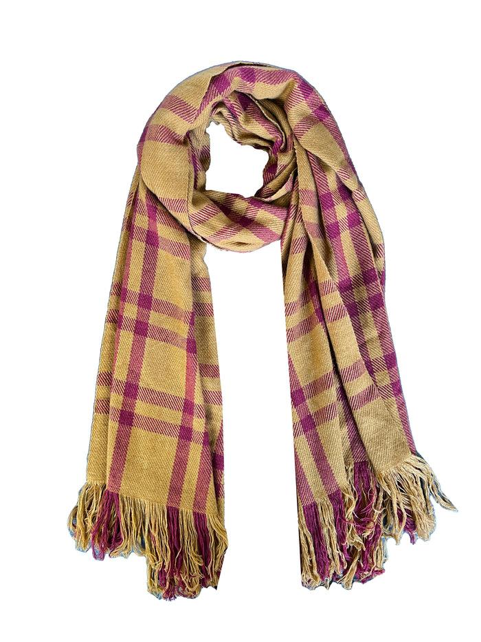 Denis Colomb Nara Stole Moutarde + Tib Red Monk