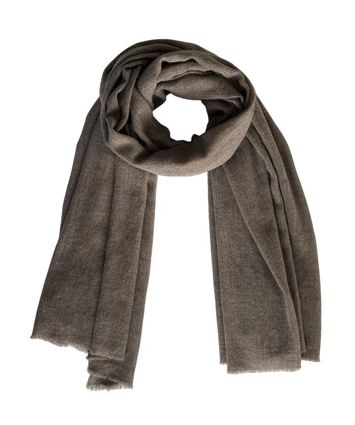Denis Colomb Natural Solid Shawl Earth