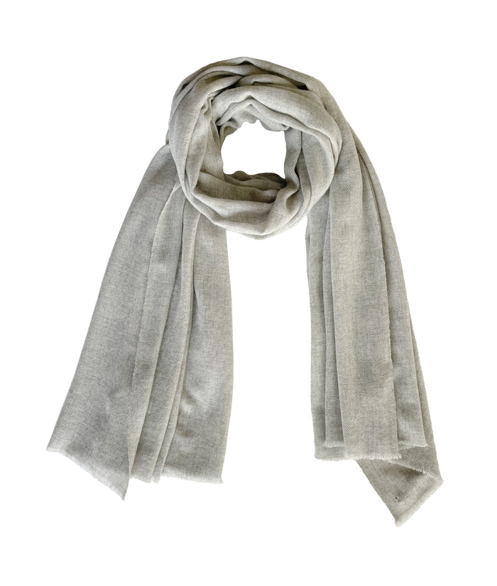 Denis Colomb Natural Solid Shawl Moon