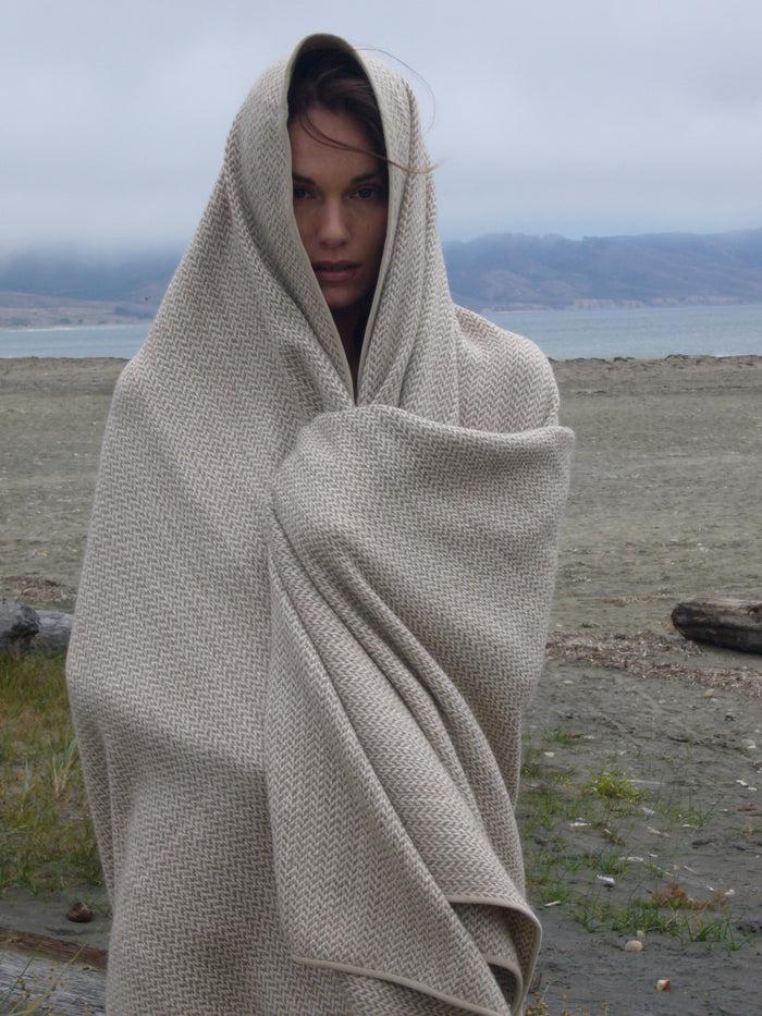 Denis Colomb Polo Blanket 4 Ply Triple Natural