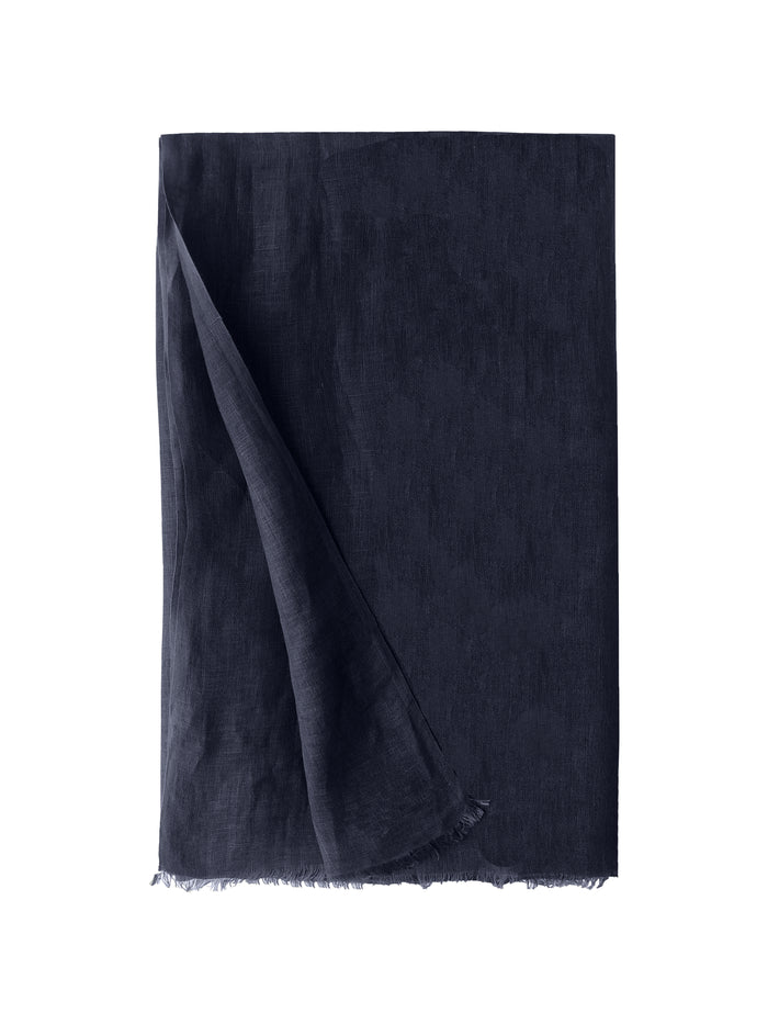 denis colomb Samba Solid Large Shawl Midnight Blue