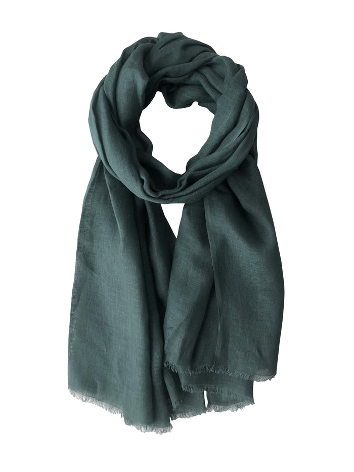 denis colomb Samba Solid Large Stole Dark Slate