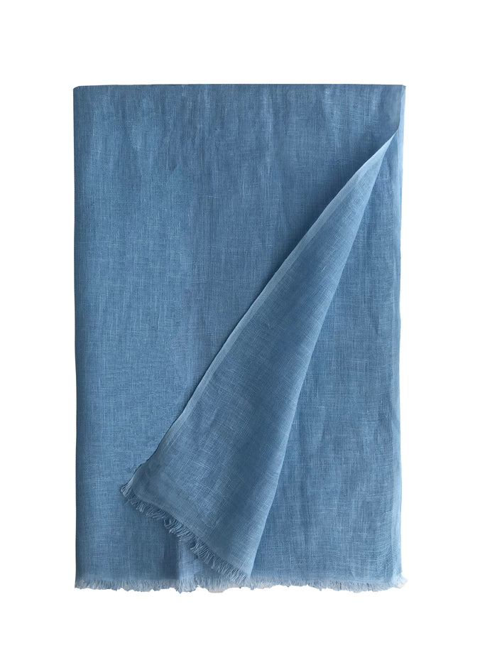 denis colomb Samba Solid Stole Cashmere Blue