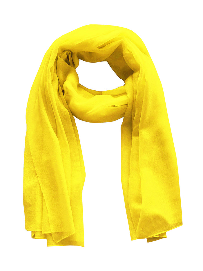 Denis Colomb Silky Cloud Shawl Blazing Yellow