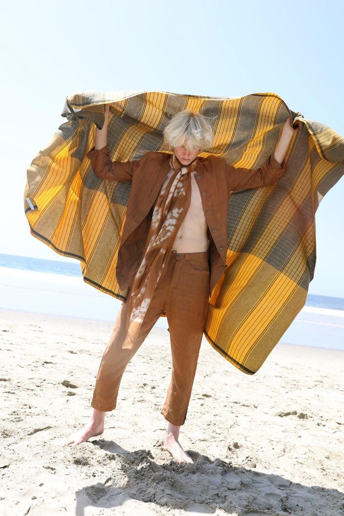 denis colomb Song Tie Dye Shawl Burning Sand