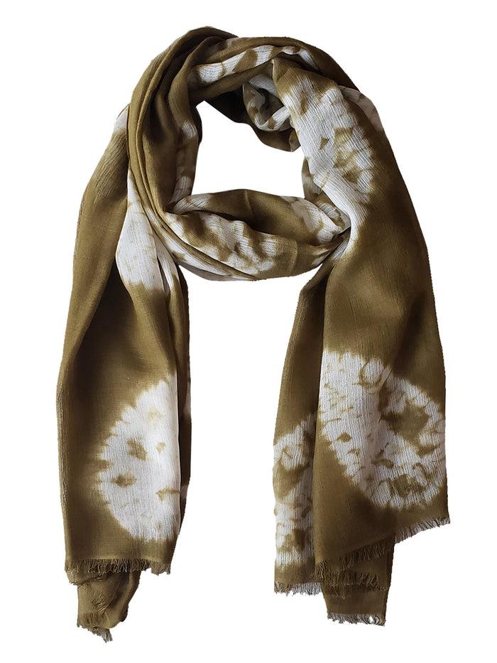 denis colomb Song Tie Dye Shawl Pink Gold