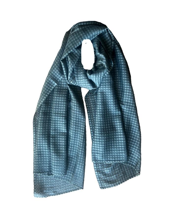 Denis Colomb Square Open Weave Stole Dark Teal