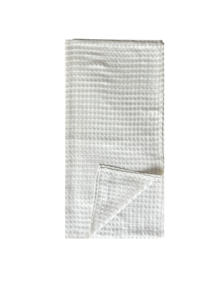 denis colomb Square Open Weave Stole White